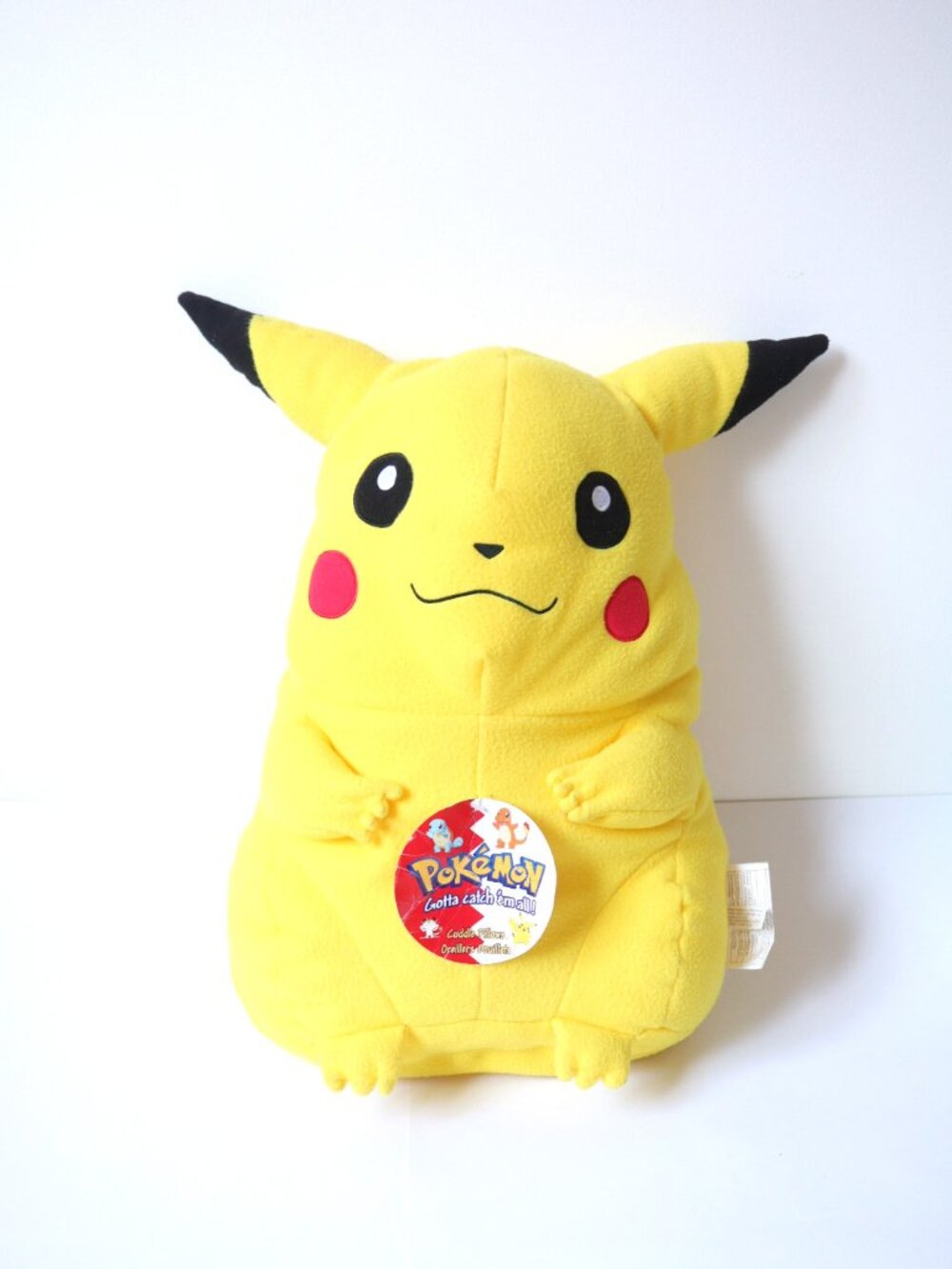Vintage 90s Pokemon Pikachu Cuddle Pillow Giant Fleeced Plush 26" / New with Tag